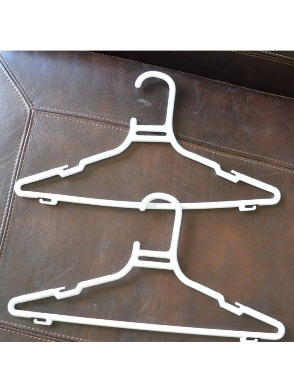 6 Pack Vintage Plastic Acrylic Hangers Funky Mod Mid Century Retro Unique